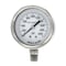 Pic Gauges 2 1/2 in Dial, 1/4 in NPT Male Lower Location, Stainless Steel Case Material PRO-311D-254O - alternate 1